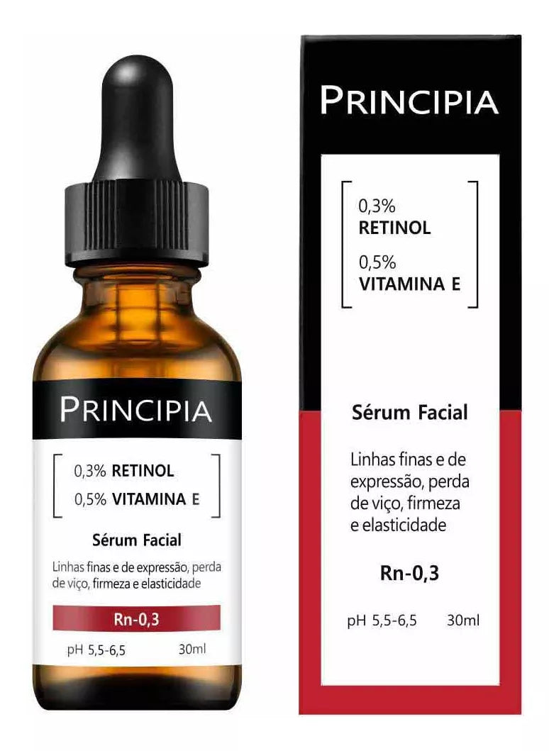 Principia Retinol 0.3% Vitamin E Serum - Rn-0.3 Skincare - BuyBrazil