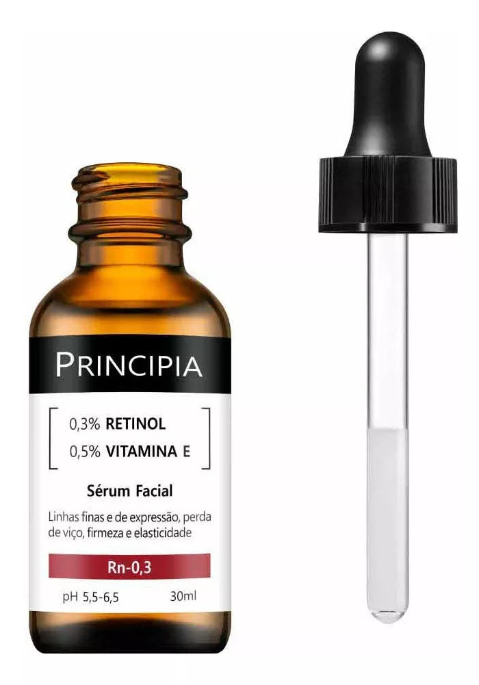 Principia Retinol 0.3% Vitamin E Serum - Rn-0.3 Skincare - BuyBrazil