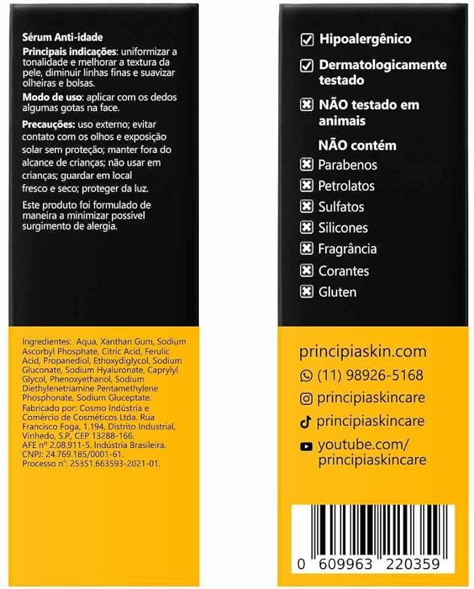 Principia VC-10 Serum Vitamin C Perfect Skin In One Bottle 30ml/1.01 fl.oz. - BuyBrazil