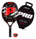 Beach Tennis Freestyle Racket 3k Carbon Original Prolife Red