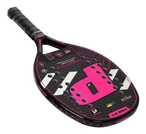 Beach Tennis Freestyle Racket 3k Carbon Original Prolife Blue