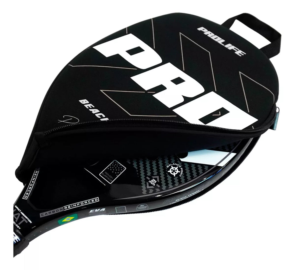 Beach Tennis Freestyle Racket 3k Carbon Original Prolife Gray - BuyBrazil