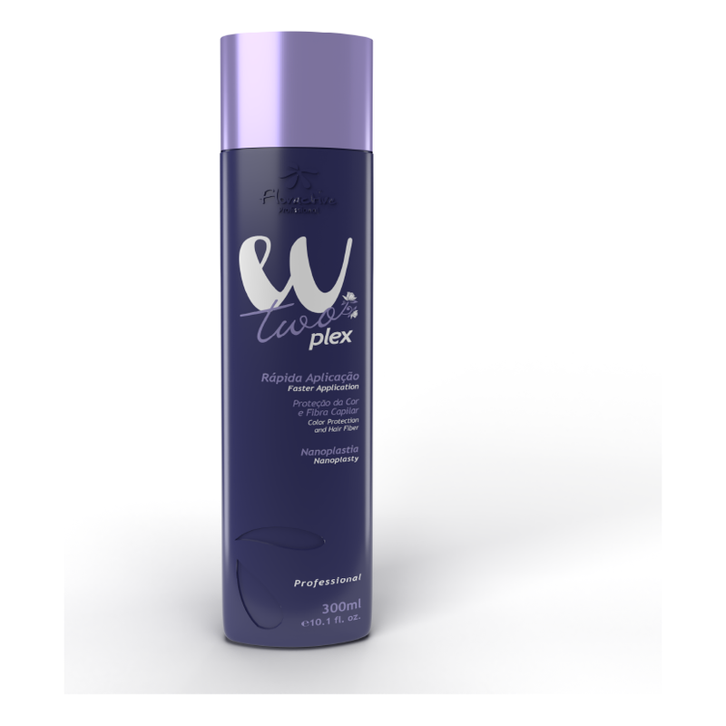 Floractive W Two Plex Anti Frizz Reducer Professional Treatment For Blonde Hair 300ml/10.1 fl.oz.