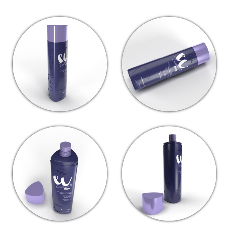 Floractive W Two Plex Anti Frizz Reducer Professional Treatment For Blonde Hair 300ml/10.1 fl.oz.