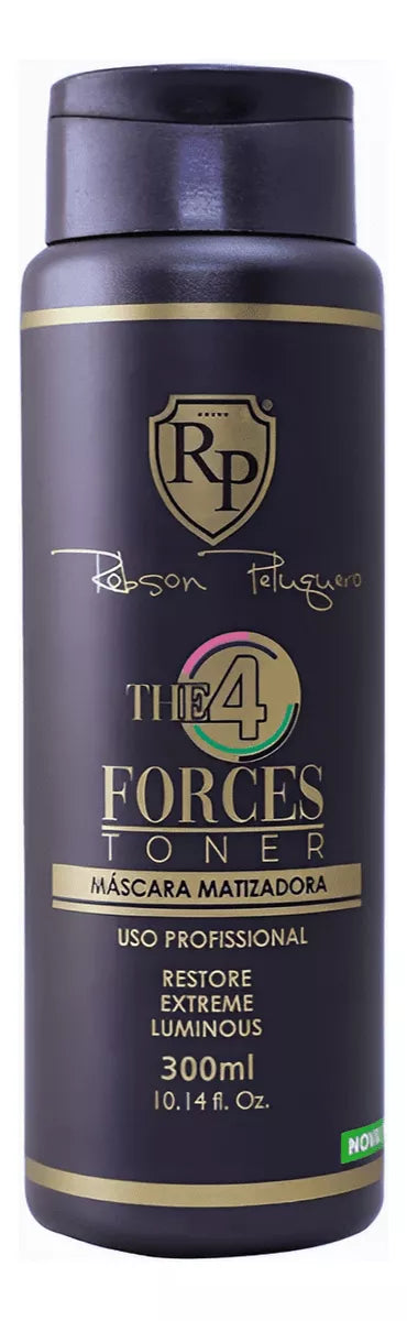 Robson Peluquero 4 Forces Toner Home Care Tinting Treatment Kit 2x300ml - BuyBrazil