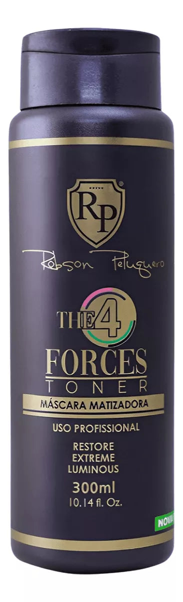 Robson Peluquero 4 Forces Toner Home Care Tinting Treatment Kit 2x300ml - BuyBrazil