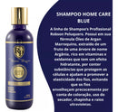 Robson Peluquero Blue Home Care Shampoo And Tint Treatment Kit 2x300ml - BuyBrazil
