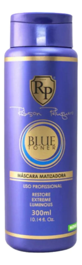 Robson Peluquero Blue Home Care Shampoo And Tint Treatment Kit 2x300ml - BuyBrazil