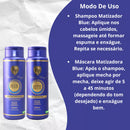Robson Peluquero Blue Home Care Shampoo And Tint Treatment Kit 2x300ml - BuyBrazil
