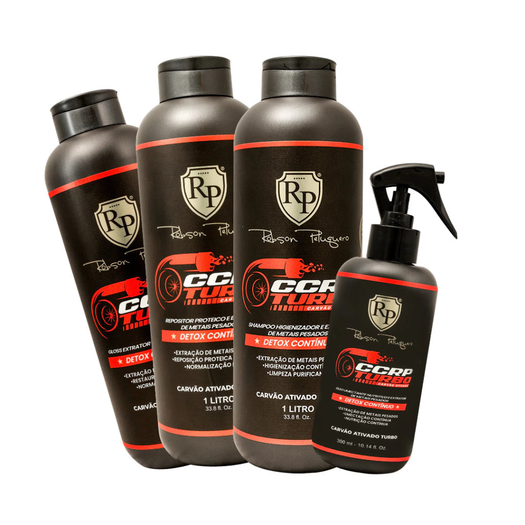 Robson Peluquero CCRP Turbo Activated Carbon Kit 1000ml/33.8 fl.oz. - BuyBrazil