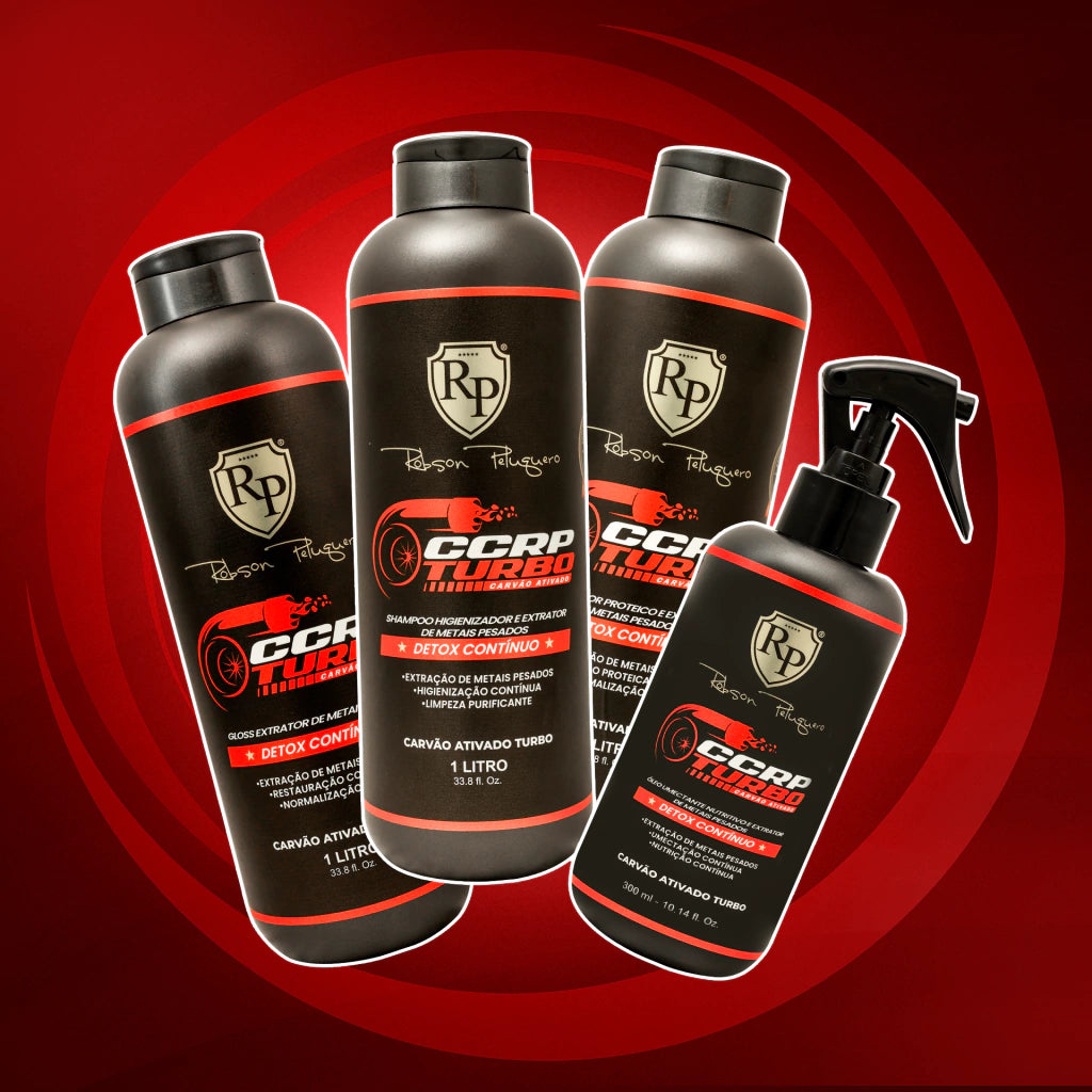 Robson Peluquero CCRP Turbo Activated Carbon Kit 1000ml/33.8 fl.oz. - BuyBrazil