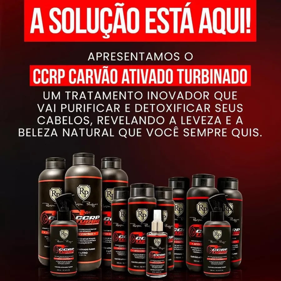 Robson Peluquero CCRP Turbo Activated Carbon Kit 500ml/16.9 fl.oz. - BuyBrazil