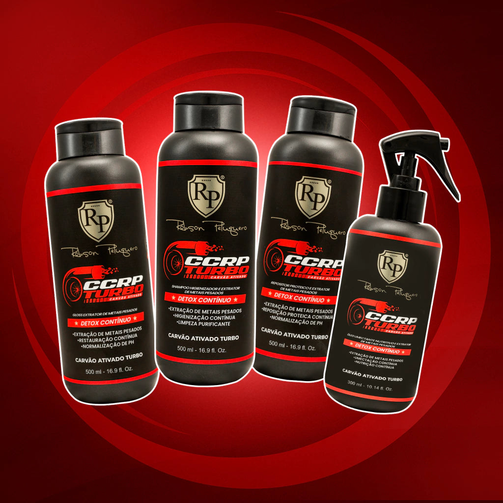 Robson Peluquero CCRP Turbo Activated Carbon Kit 500ml/16.9 fl.oz. - BuyBrazil