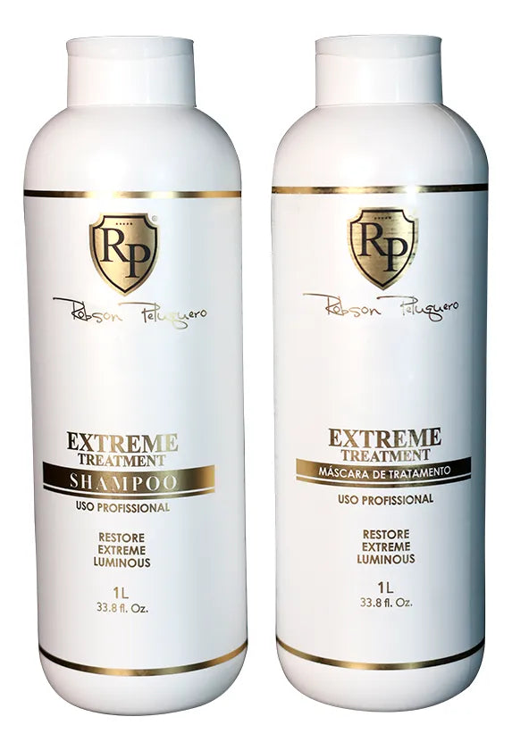 Robson Peluquero Extreme Treatment Mask Restore Extreme Luminous 1000ml/33.8 fl.oz - BuyBrazil