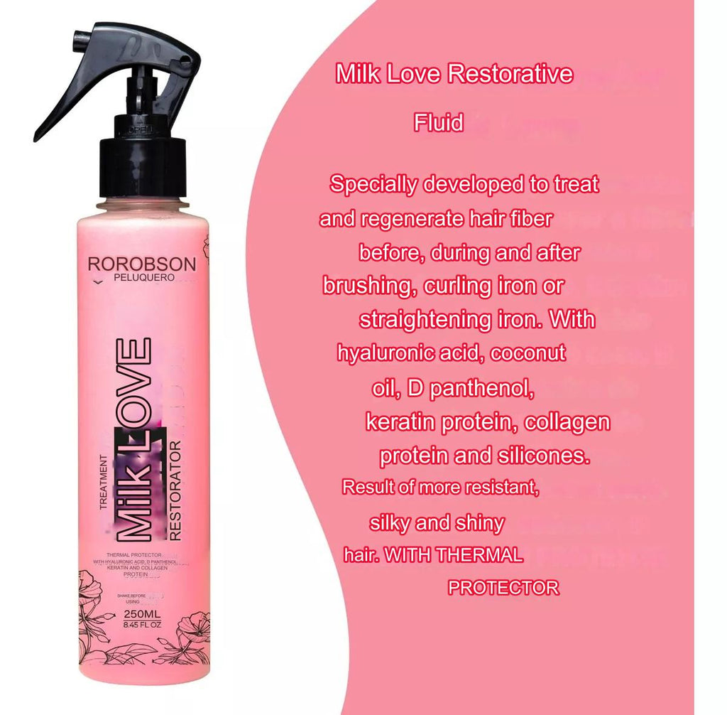 Robson Peluquero  Milk Love Restorer and Sealer 2X250ml/8.45 fl.oz. - BuyBrazil