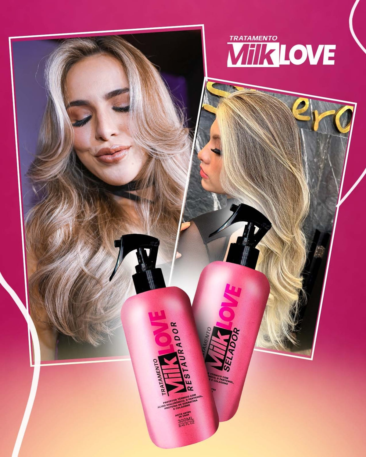 Milk Love 300ml Kit – Sealer &amp; Restorer by Robson Peluquero - BuyBrazil