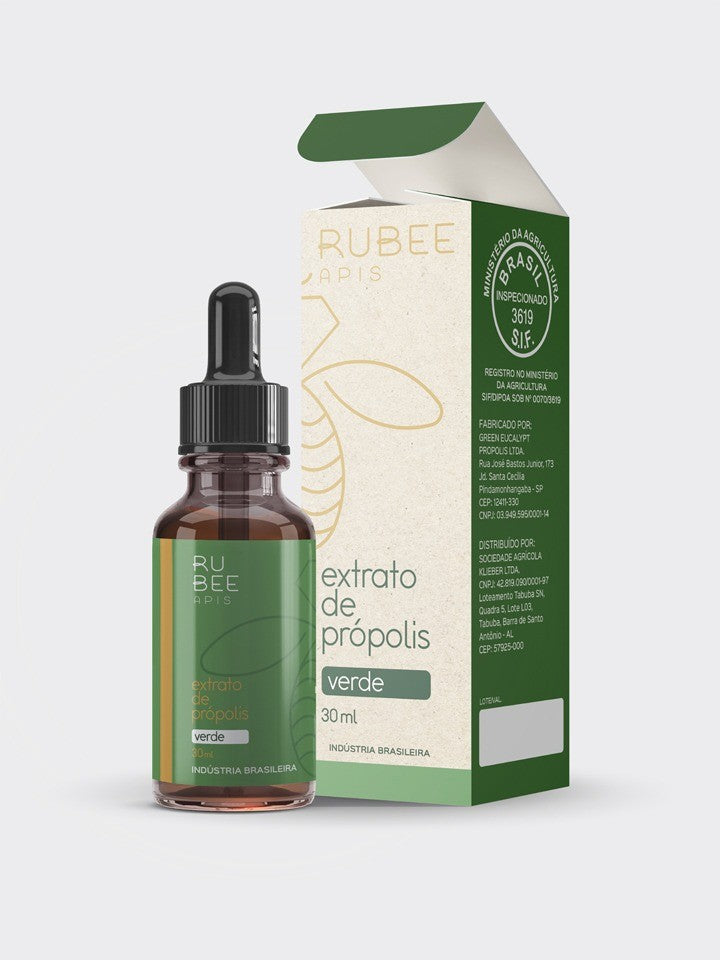 Rubee Apis Green Propolis Extract 30ml/1.01fl.oz. - BuyBrazil
