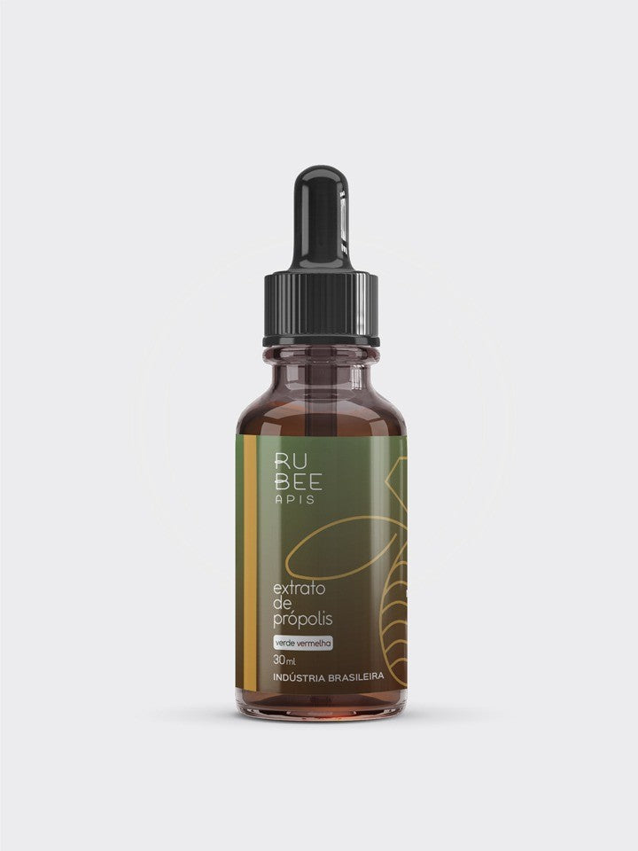 Rubee Apis Green Red Propolis Blend Extract 30ml/1.01fl.oz. - BuyBrazil