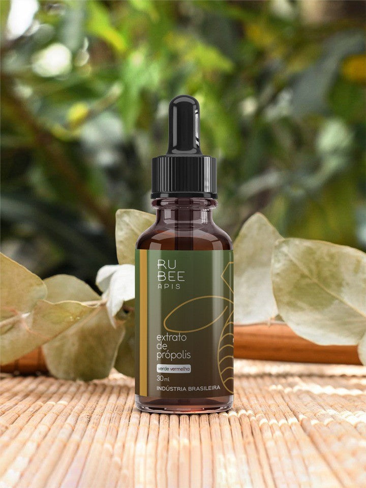 Rubee Apis Green Red Propolis Blend Extract 30ml/1.01fl.oz. - BuyBrazil
