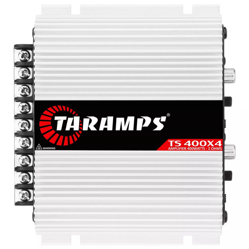 TARAMPS TS400X4 AMPLIFICADOR DE AUDIO PARA COCHE DE 400 VATIOS RMS