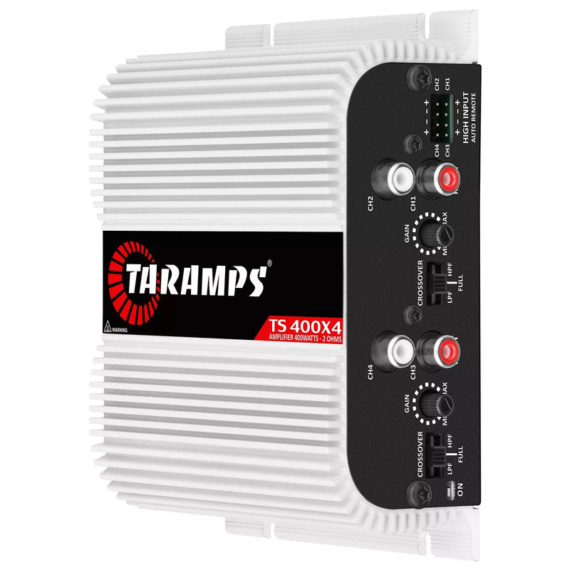 TARAMPS TS400X4 AMPLIFICADOR DE AUDIO PARA COCHE DE 400 VATIOS RMS