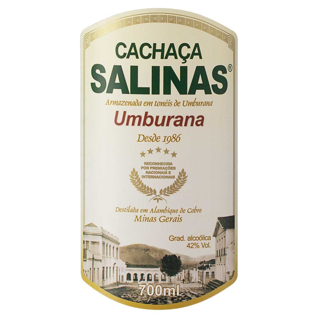Cachaça Salinas Amburana 1000ml/33.8fl.oz. - BuyBrazil