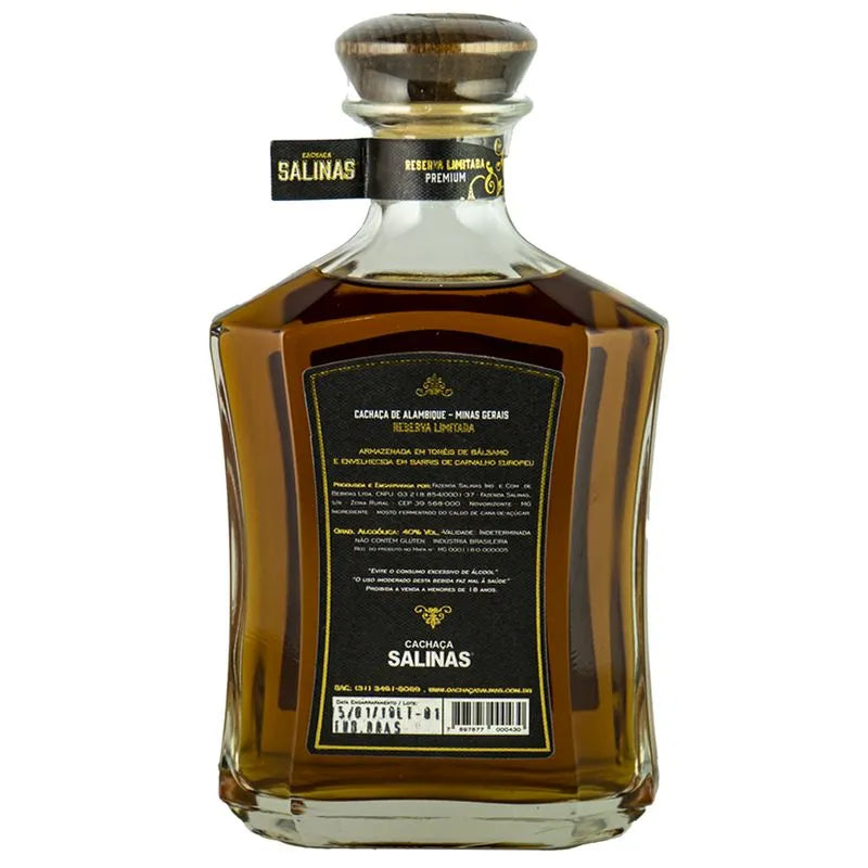 Cachaça Salinas Limited 10 Years 700ml - BuyBrazil