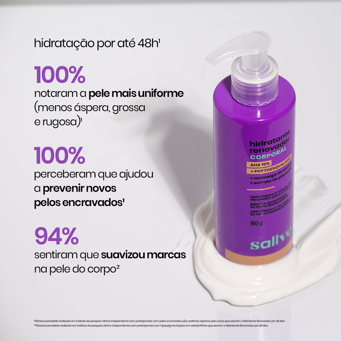 Sallve 10% Ahas Body Renewal Moisturizer 180g/ 6.35 oz. - BuyBrazil