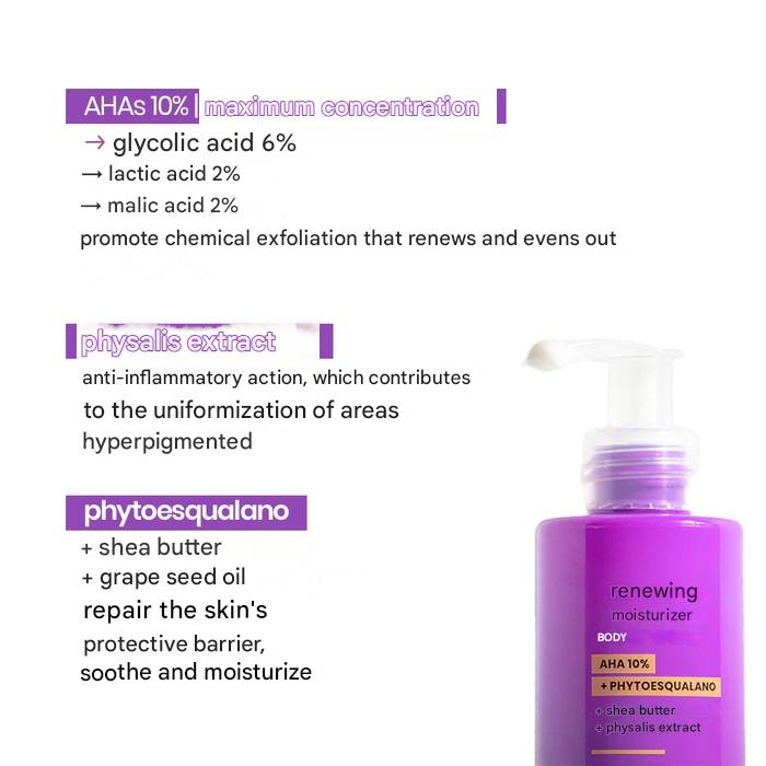 Sallve 10% Ahas Body Renewal Moisturizer 180g/ 6.35 oz. - BuyBrazil