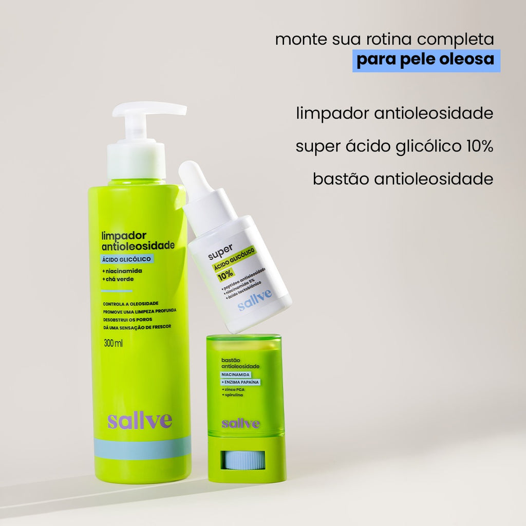 Sallve Anti-Oiliness Stick 15g With Niacinamide - BuyBrazil