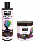 Salon Line Afro Curls Permanent Relaxing Cream and Waving Lotion 2x500g/17.6 oz. - BuyBrazil