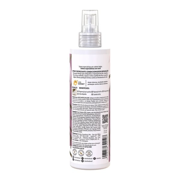 Salon Line Meu Liso Post Chemical Repair Defrizzing Spray 240ml/8.11 fl.oz. - BuyBrazil