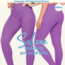 Selene Women's Seamless Gym Leggings with High Waist and Side Ventilation Polyamide, Zero Transparency - BuyBrazil