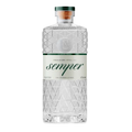 Bottle of SEMPER artisanal gin by Brasilberg with a detailed label and elegant packaging, 750ml size.