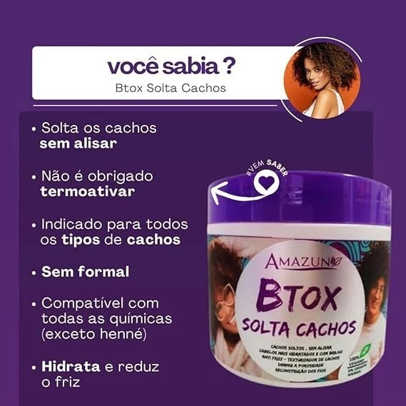Amazun Btox Curly & Coily Hair Treatment 500 g