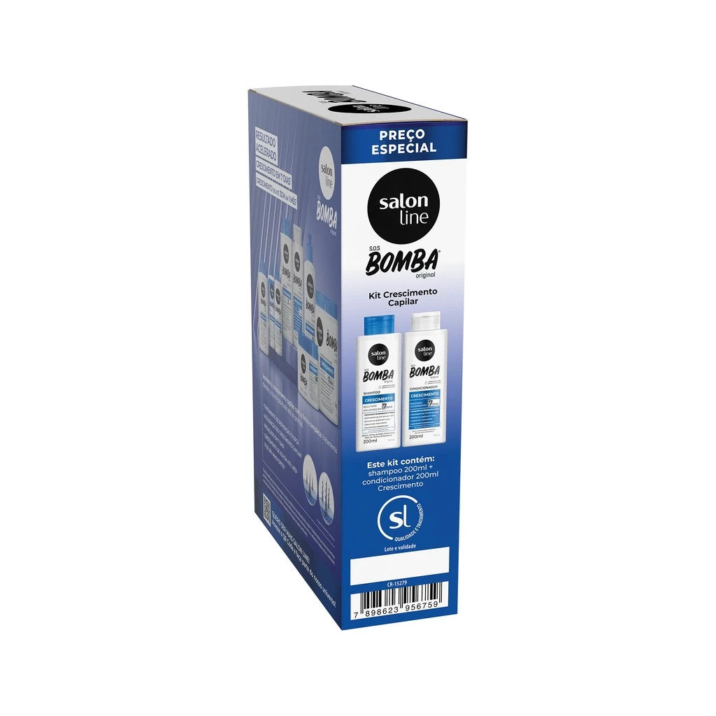 Kit Shampoo + Condicionador SOS Bomba Original Salon Line 200ml