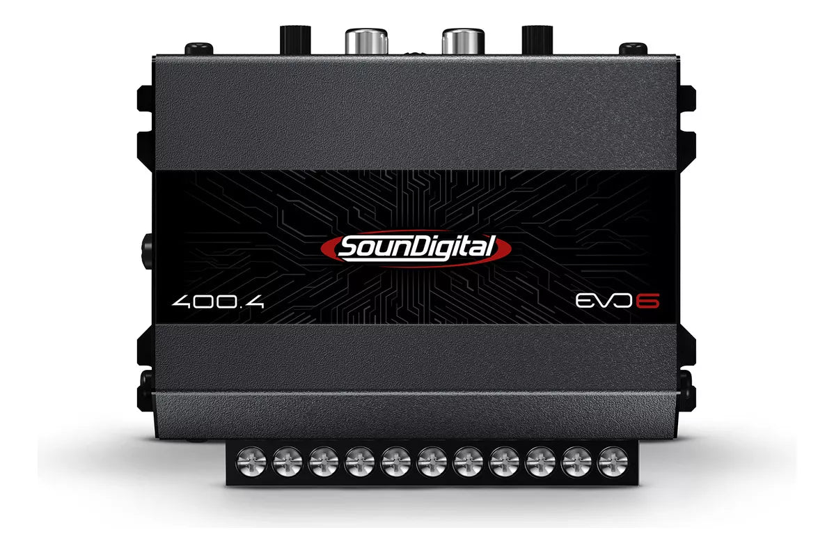 Soundigital SD400.4D EVO 6 Amplifier Audio Car 4 Channels 400 Watts RMS - 4 ohms - BuyBrazil