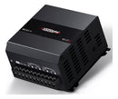 Soundigital SD800.4D EVO 6 car amplifier with four channels and 800 watts RMS, shown in a sleek black design.