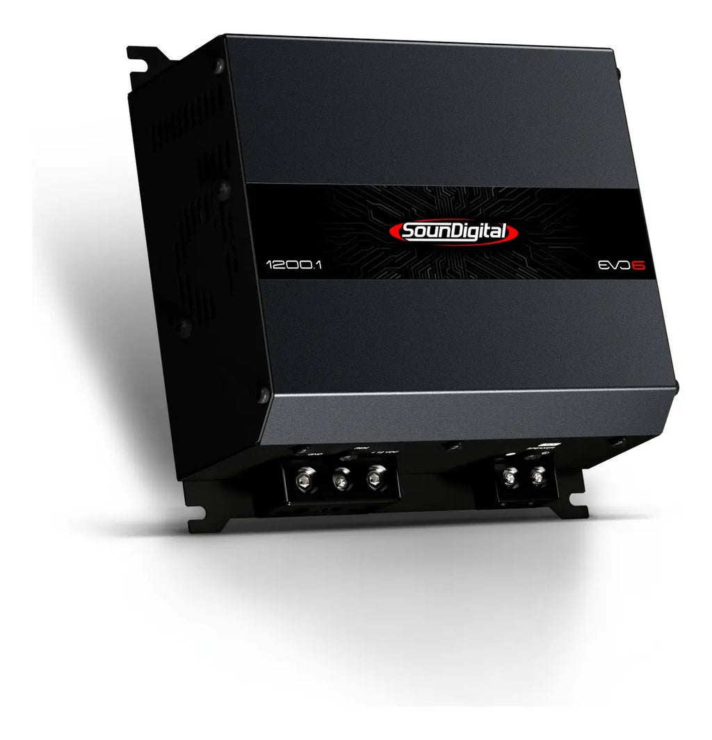 SounDigital 1200.1 EVO6 Digital Amplifier – 1200W RMS | 1-Channel | 2-Ohm Class D High Performance
