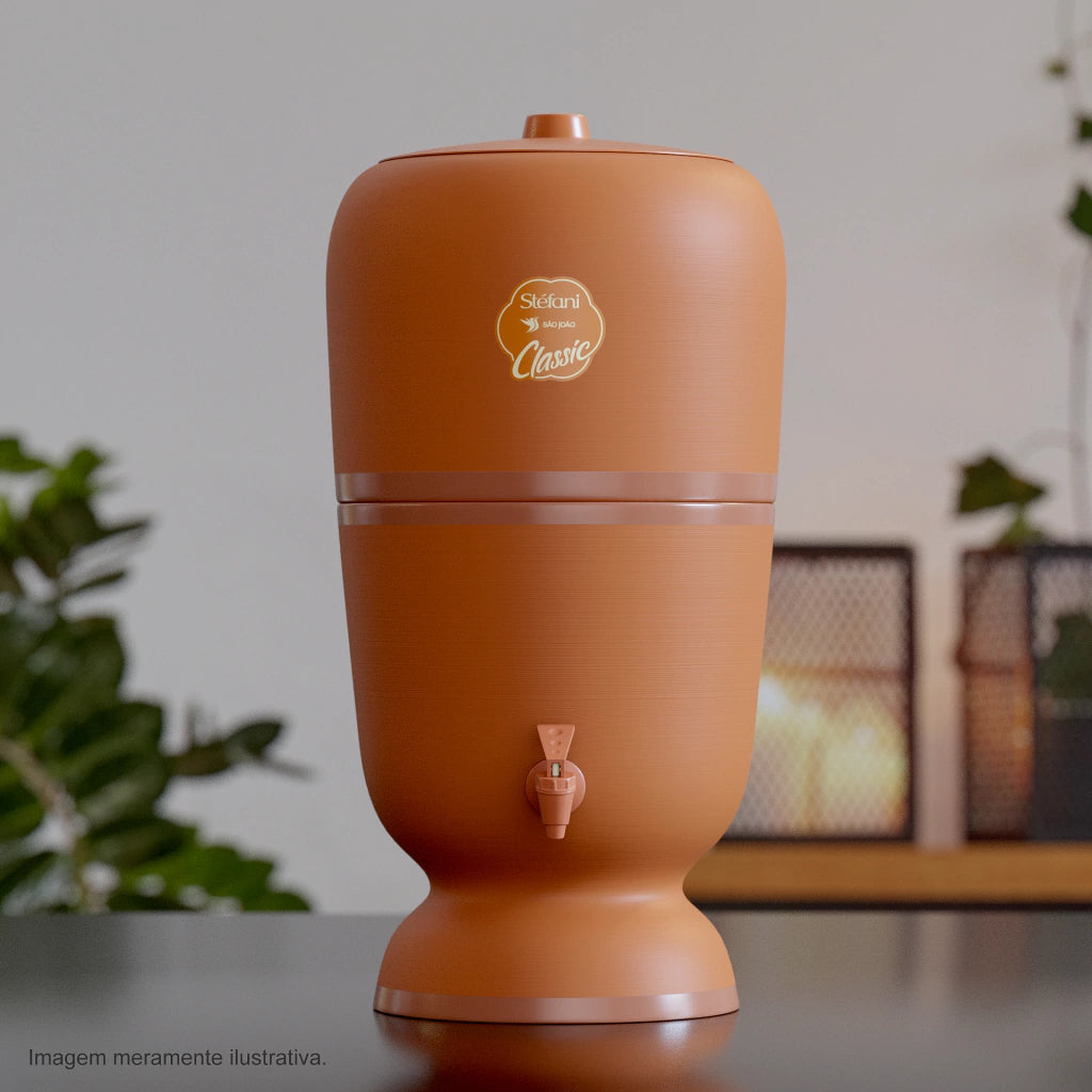 Stéfani São João Classic Clay Water Purifier Filter 6 Liters