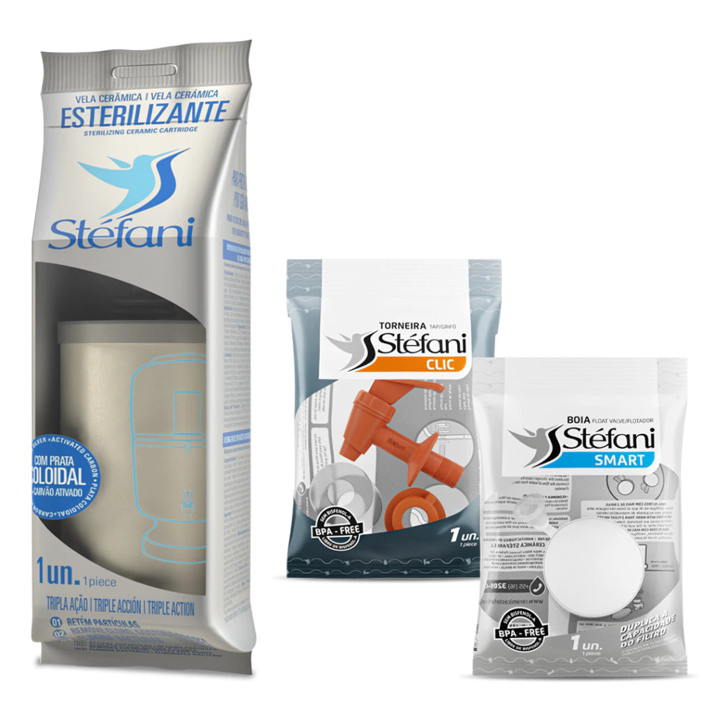 Stéfani São João Classic  Clay Water Purifier Filter 8 Liters