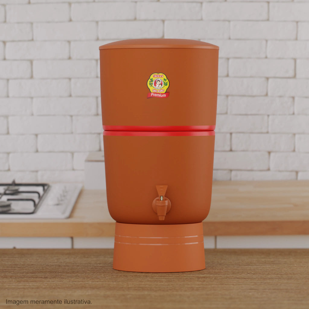 Stéfani São João Premium Clay Water Filter 4 Liters