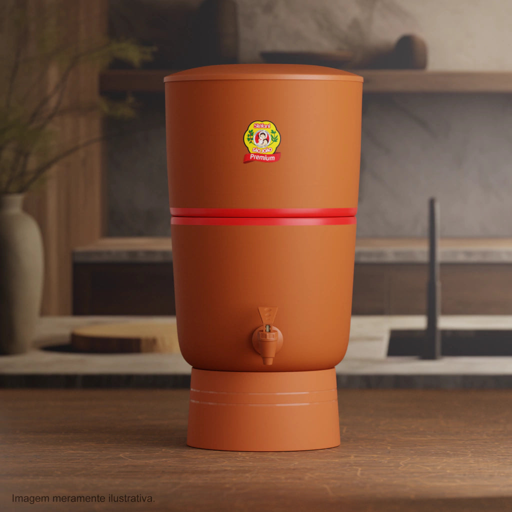 Stéfani São João Premium Clay Water Filter 6 Liters