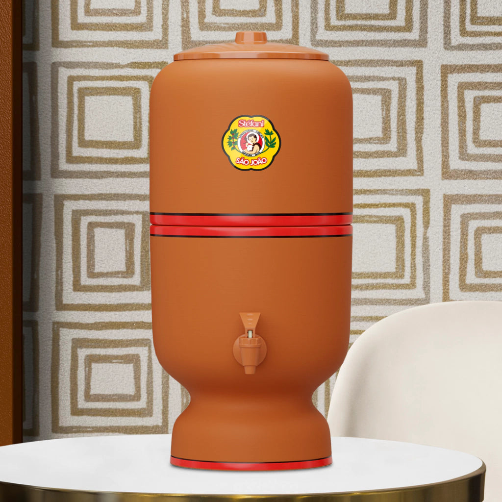 Stéfani São João Traditional Clay Water Filter 4 Liters - BuyBrazil