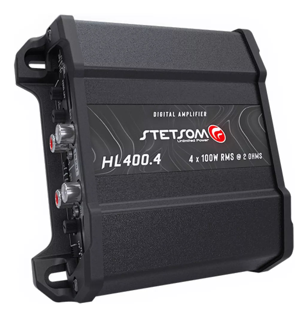 Stetsom HL400.4 Car Audio Amplifier 4 Channel 400 Watts RMS - BuyBrazil