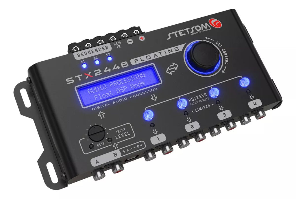 Stetsom STX2448 Floating Crossover and Equalizer 4 Channel Full Digital Signal Processor (Sequencer) - BuyBrazil
