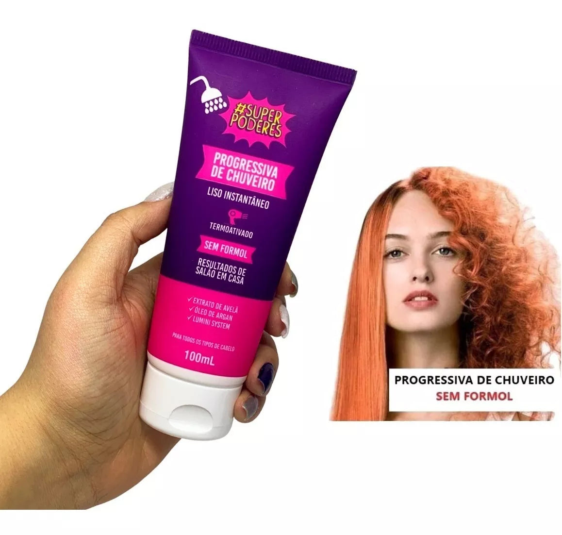 Super Powers Instant Smooth Shower Progressive 100ml/3.38 fl.oz. - BuyBrazil