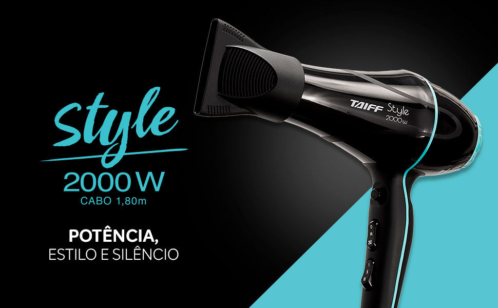 Taiff Style Tiffany Blue Red Gray Black Hair Dryer 2000 Watts - BuyBrazil