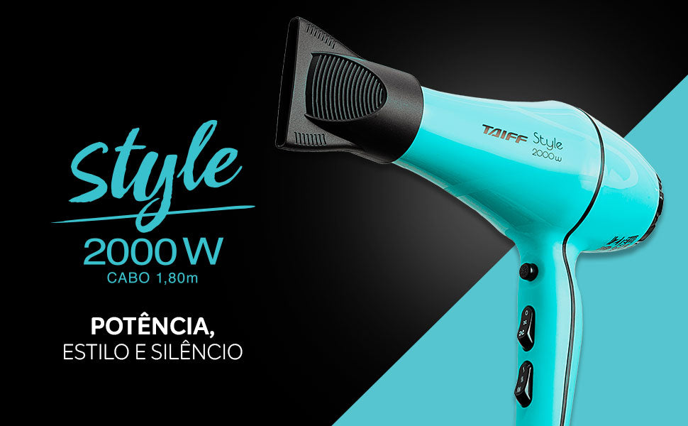 Taiff Style Tiffany Blue Red Gray Black Hair Dryer 2000 Watts - BuyBrazil