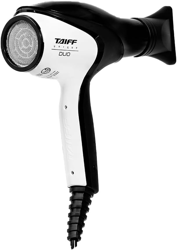 Taiff Unique Duo Black and White Hair Dryer 2700W Automatic Bivolt - BuyBrazil
